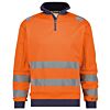 Fluo-Oranje/Marineblauw