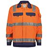 Fluo-Oranje/Marineblauw