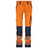 Fluo-Oranje/Marineblauw