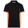 Zwart/Fluo-Oranje