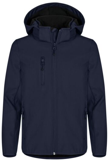 Clique Classic Softshell Jacket Junior Kinderen Dark Navy