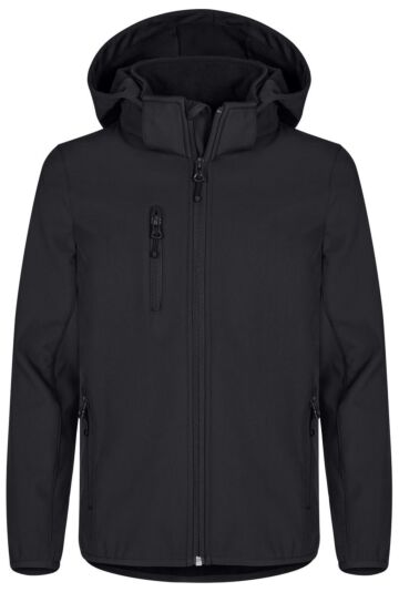 Clique Classic Softshell Jacket Junior Kinderen Zwart