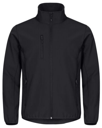 Clique Classic Softshell Jacket Heren Zwart