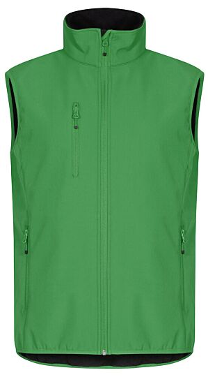 Clique Classic Softshell Vest Heren Appelgroen