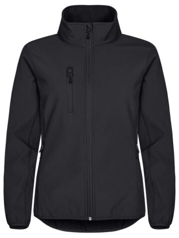 Clique Classic Softshell Jacket Dames Zwart