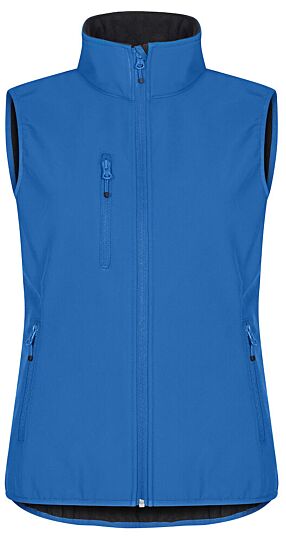 Clique Classic Softshell Vest Dames Kobalt