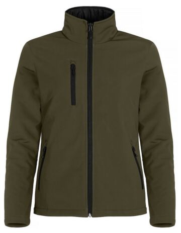 Clique Padded Softshell Ladies Mistgroen
