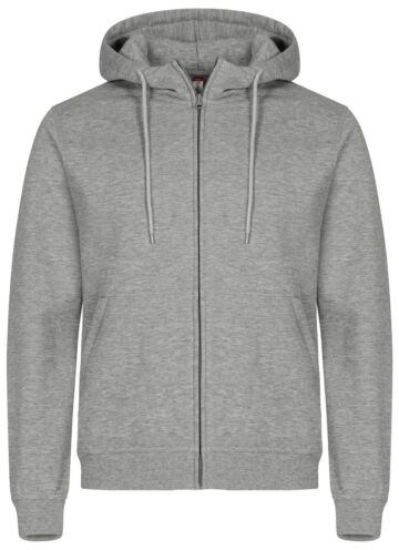Clique Miami Hoody Fz Grijsmelange