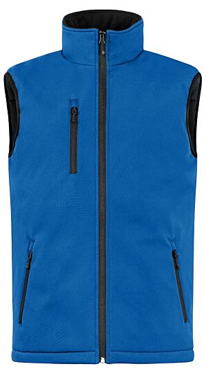 Clique Padded Heren Softshell Bodywarmer Kobalt