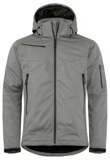 Clique Grayland Softshelljas Heren Antraciet
