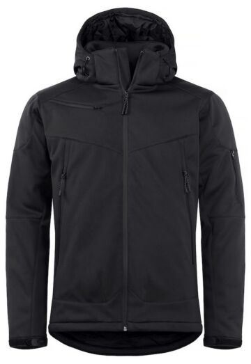 Clique Grayland Softshelljas Heren Zwart