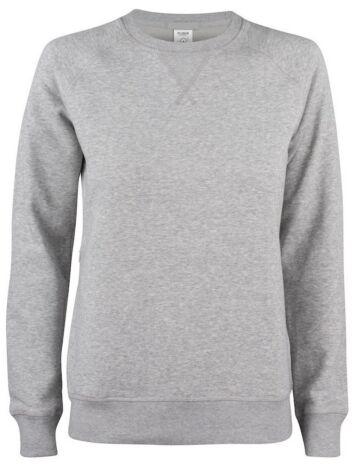 Clique Premium OC Roundneck Ladies Grijsmelange