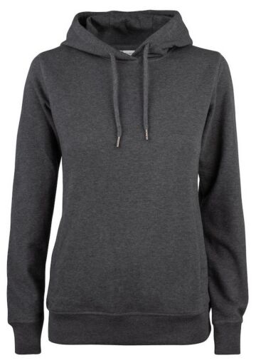 Clique Premium OC Hoody Ladies Antraciet Melange