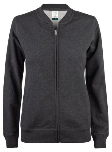 Clique Premium OC Cardigan Ladies Antraciet Melange