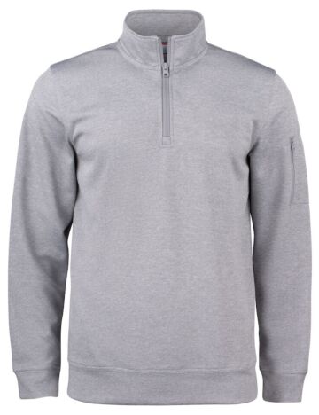 Clique Basic Active Half Zip Grijs-Melange