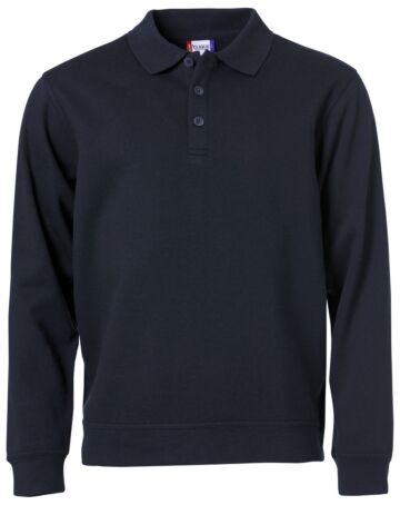 Clique Basic Polo Sweater Dark Navy