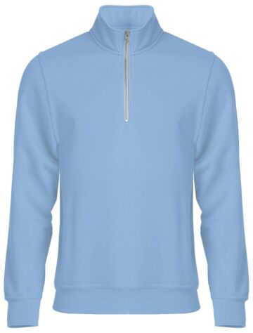 Clique Basic Half Zip Licht-Blauw