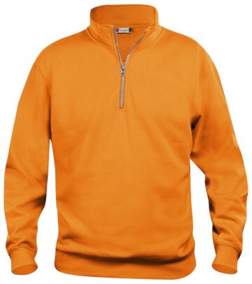 Clique Basic halfzip Signaaloranje