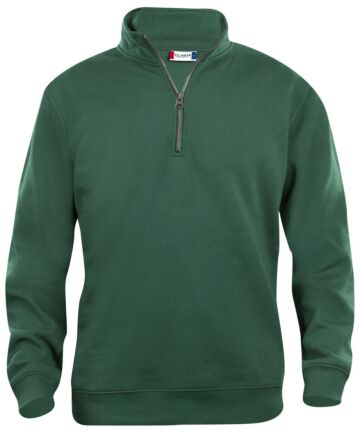 Clique Basic halfzip Flessengroen