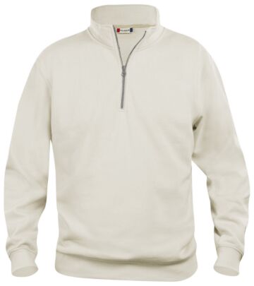 Clique Basic halfzip Licht khaki