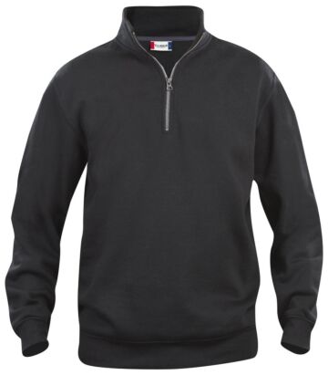 Clique Basic halfzip Zwart