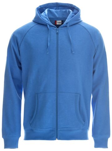 Clique Loris Hood Sweat FZ Polar Blauw