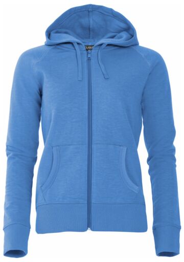 Clique Loris Hood Sweat FZ Ladies Polar Blauw