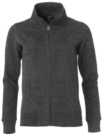 Clique Classic Cardigan Ladies Antraciet Melange