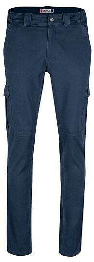 Clique Cargo Pocket Stretch Pants Donker Marineblauw