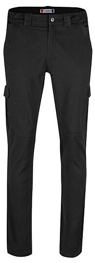 Clique Cargo Pocket Stretch Pants Zwart