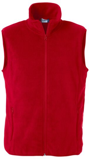 Clique Basic Polar Fleece Vest Rood