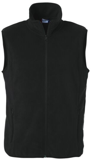 Clique Basic Polar Fleece Vest Zwart