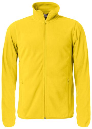 Clique Basic Micro Fleece Jacket Heren Lemon