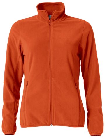Clique Basic Micro Fleece Jacket Ladies Dieporanje