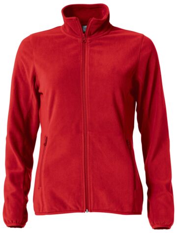 Clique Basic Micro Fleece Jacket Ladies Rood