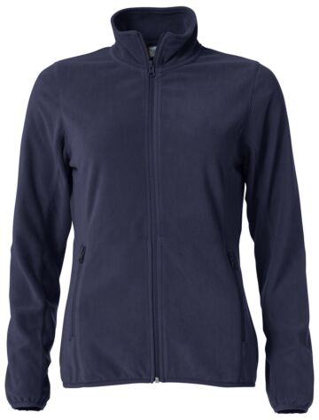 Clique Basic Micro Fleece Jacket Ladies Dark Navy