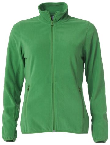Clique Basic Micro Fleece Jacket Ladies Appelgroen