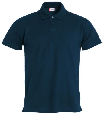 Clique Basic Polo S/S Junior Kinderen Dark Navy