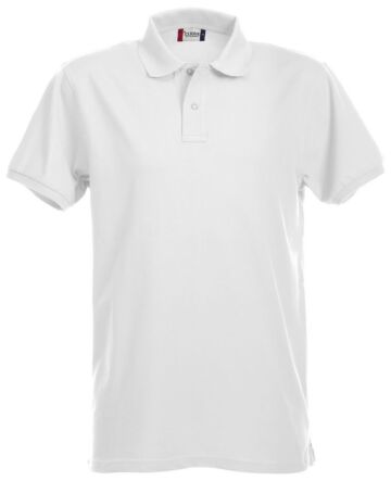 Clique Premium Heren Polo Wit