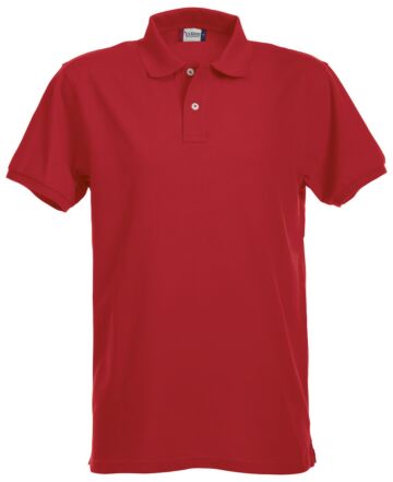 Clique Premium Heren Polo Red