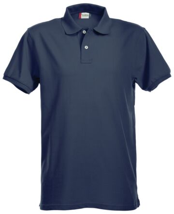 Clique Premium Heren Polo Donker Navy