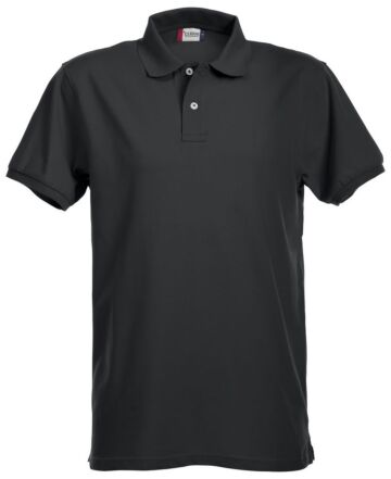 Clique Premium Heren Polo Zwart