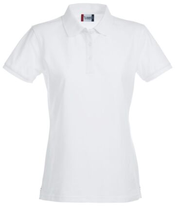 Clique Premium Dames Polo Wit