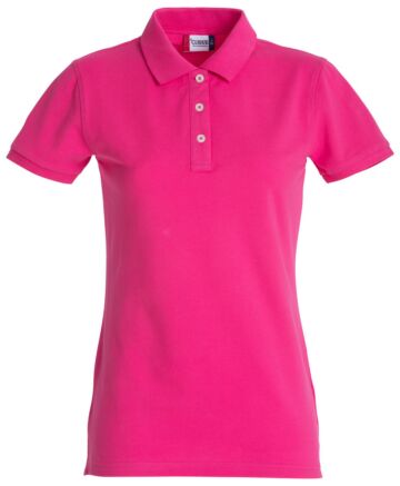 Clique Stretch Premium Polo Ladies Helder Kersen