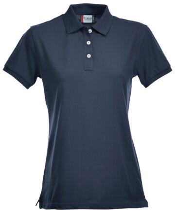 Clique Premium Dames Polo Donker Navy