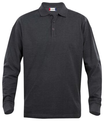 Clique Classic Lincoln L/S Heren Antraciet Melange