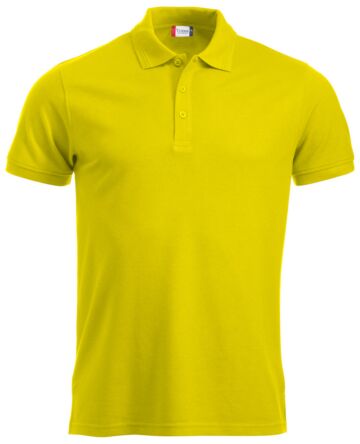 Clique Manhattan Heren Polo Signaalgeel