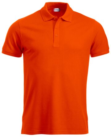 Clique Manhattan Heren Polo Signaaloranje