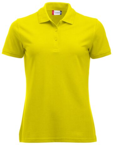 Clique Manhattan Dames Polo Signaalgeel