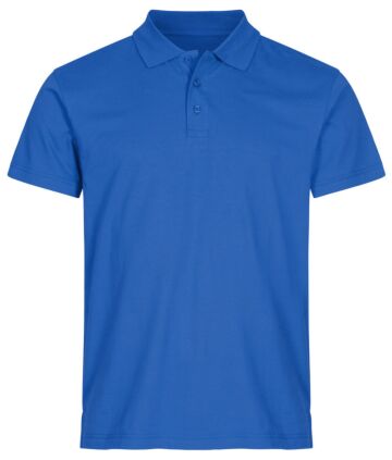 Clique Single Jersey Polo Kobalt